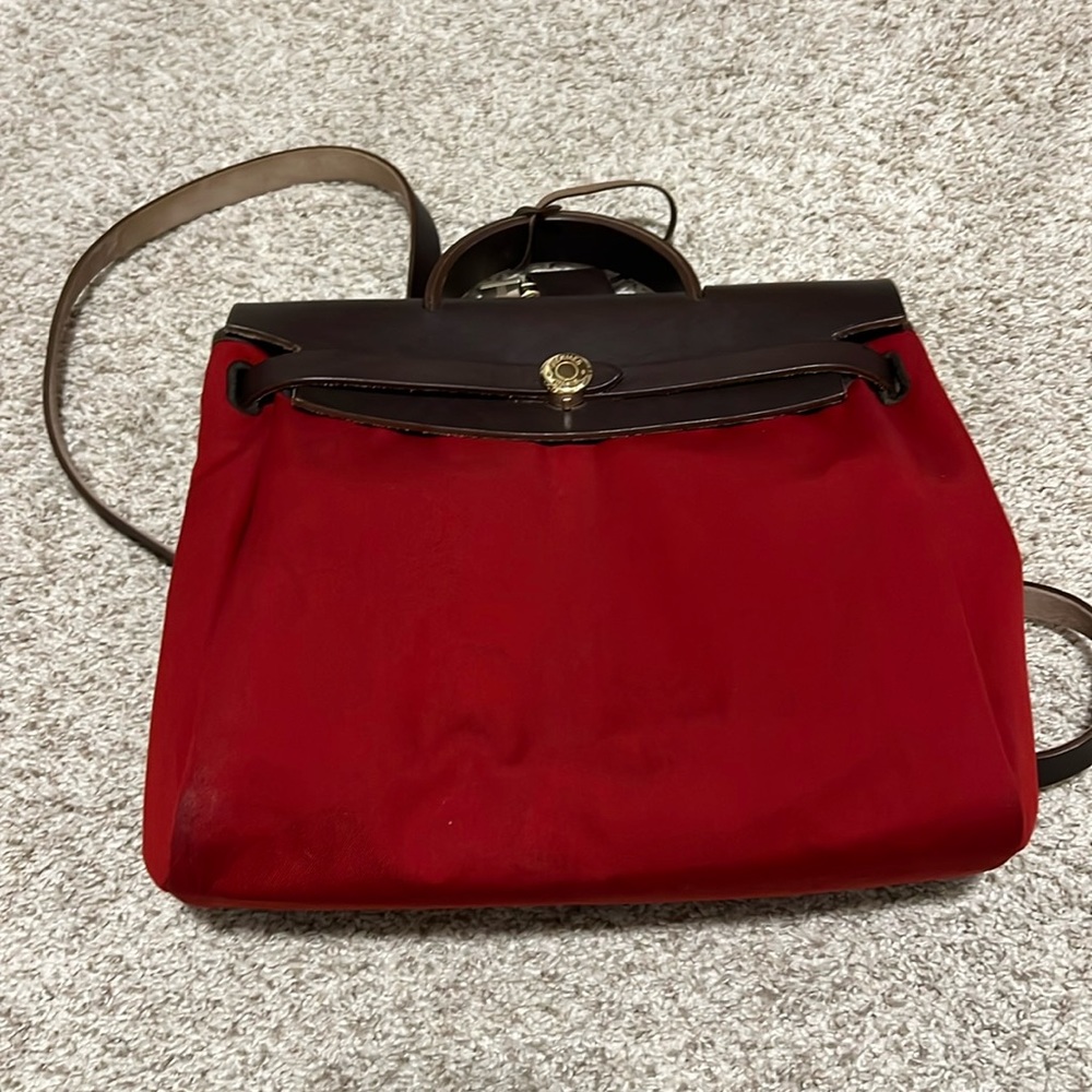 Authrntic Hermes Herbag Bagpack